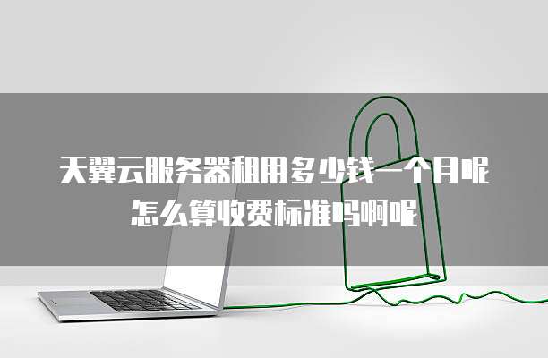 天翼云服务器租用多少钱一个月呢怎么算收费标准吗啊呢