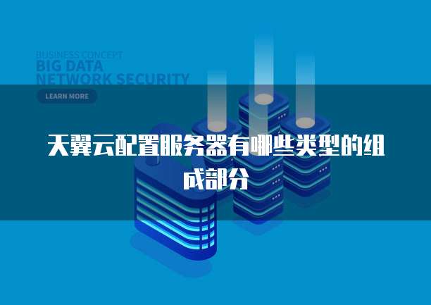天翼云配置服务器有哪些类型的组成部分