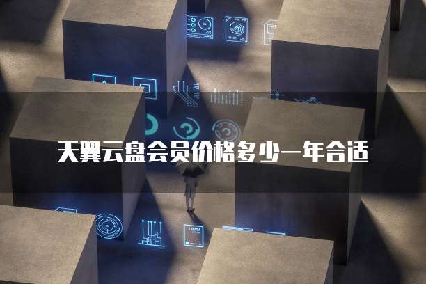 天翼云盘会员价格多少一年合适