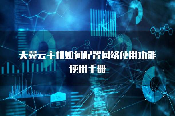 天翼云主机如何配置网络使用功能使用手册