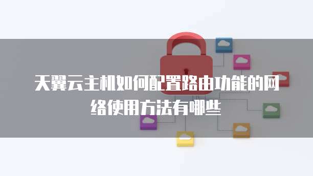 天翼云主机如何配置路由功能的网络使用方法有哪些