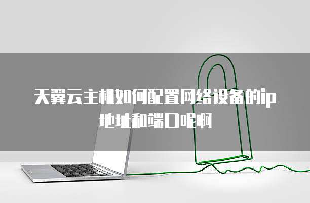 天翼云主机如何配置网络设备的ip地址和端口呢啊