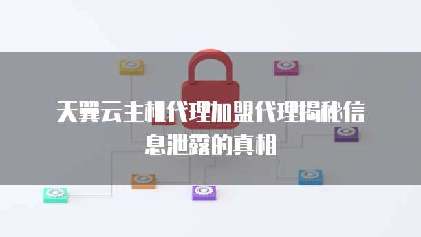 天翼云主机代理加盟代理揭秘信息泄露的真相