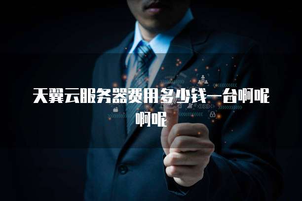 天翼云服务器费用多少钱一台啊呢啊呢