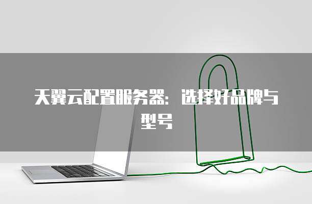 天翼云配置服务器:选择好品牌与型号