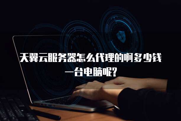 天翼云服务器怎么代理的啊多少钱一台电脑呢?