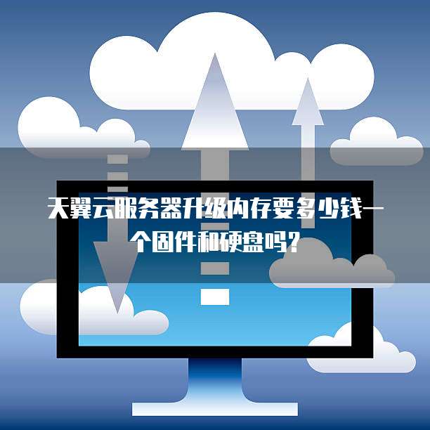 天翼云服务器升级内存要多少钱一个固件和硬盘吗？
