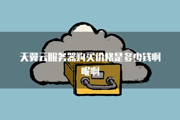 天翼云服务器购买价格是多少钱啊呢啊