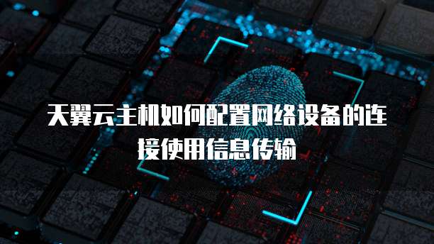天翼云主机如何配置网络设备的连接使用信息传输