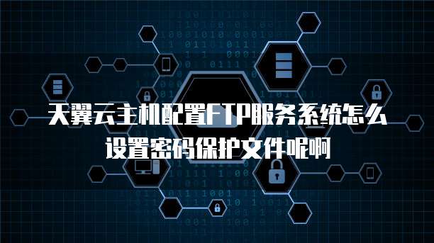 天翼云主机配置FTP服务系统怎么设置密码保护文件呢啊