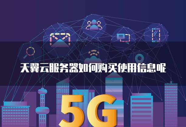天翼云服务器如何购买使用信息呢