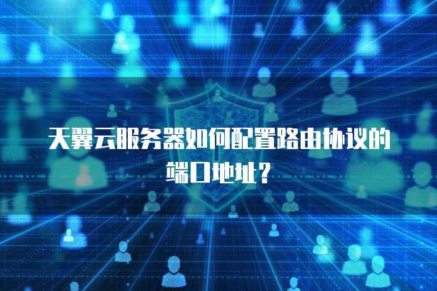 天翼云服务器如何配置路由协议的端口地址？