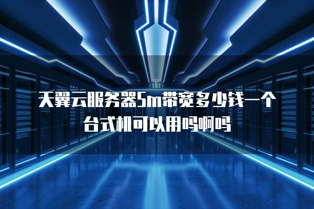 天翼云服务器5m带宽多少钱一个台式机可以用吗啊吗