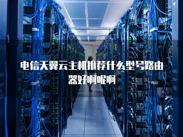 电信天翼云主机推荐什么型号路由器好啊呢啊