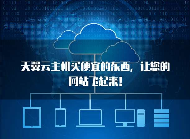 天翼云主机买便宜的东西,让您的网站飞起来!