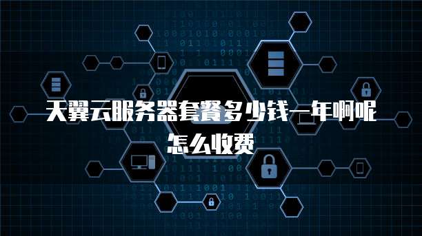 天翼云服务器套餐多少钱一年啊呢怎么收费