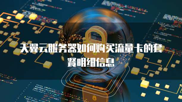 天翼云服务器如何购买流量卡的套餐明细信息