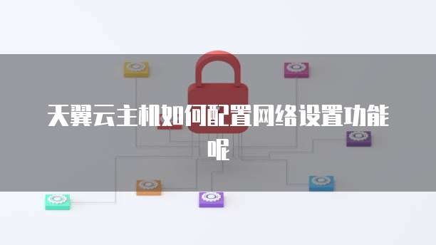 天翼云主机如何配置网络设置功能呢