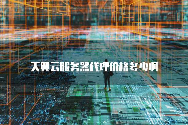 天翼云服务器代理价格多少啊
