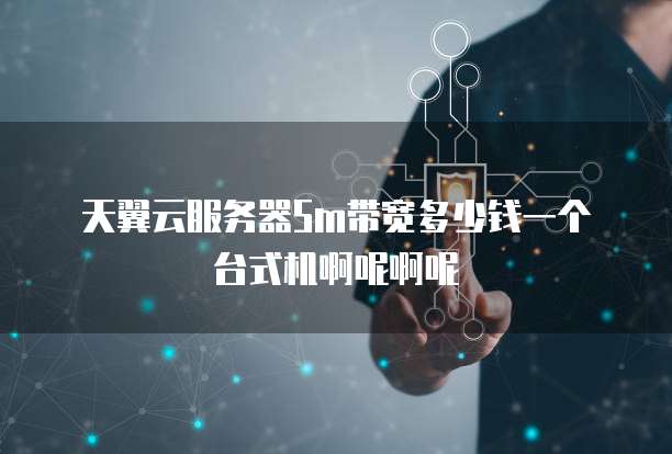 天翼云服务器5m带宽多少钱一个台式机啊呢啊呢