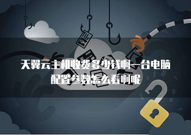 天翼云主机收费多少钱啊一台电脑配置参数怎么看啊呢