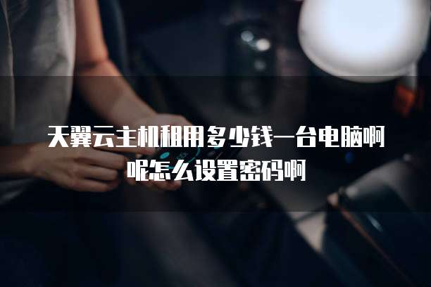 天翼云主机租用多少钱一台电脑啊呢怎么设置密码啊