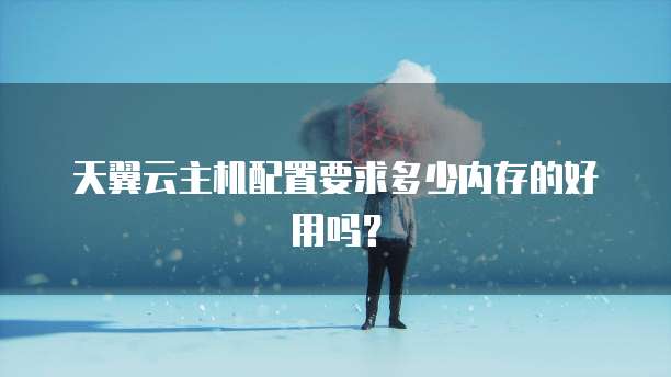 天翼云主机配置要求多少内存的好用吗?