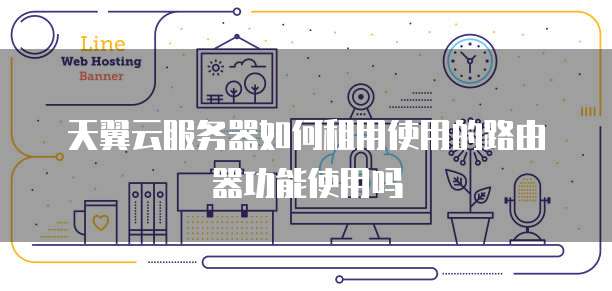 天翼云服务器如何租用使用的路由器功能使用吗