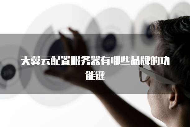 天翼云配置服务器有哪些品牌的功能键