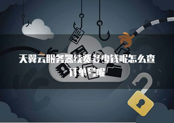 天翼云服务器续费多少钱呢怎么查订单号呢
