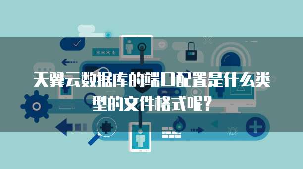 天翼云数据库的端口配置是什么类型的文件格式呢?
