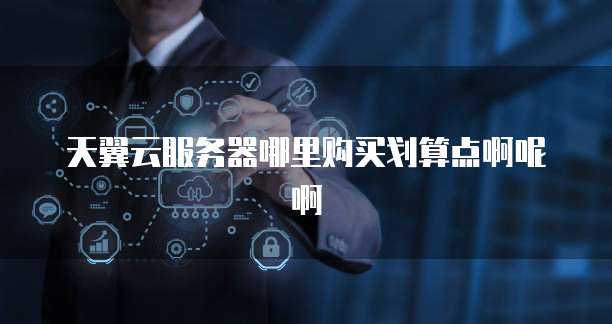 天翼云服务器哪里购买划算点啊呢啊
