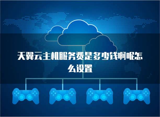 天翼云主机服务费是多少钱啊呢怎么设置