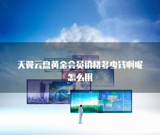 天翼云盘黄金会员价格多少钱啊呢怎么用
