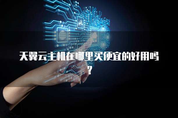 天翼云主机在哪里买便宜的好用吗？