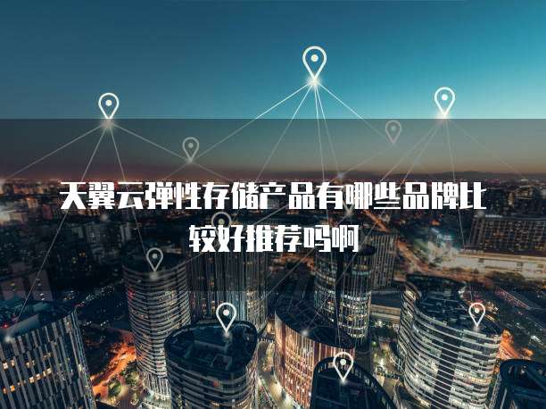 天翼云弹性存储产品有哪些品牌比较好推荐吗啊