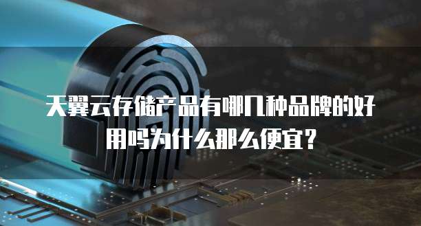 天翼云存储产品有哪几种品牌的好用吗为什么那么便宜？