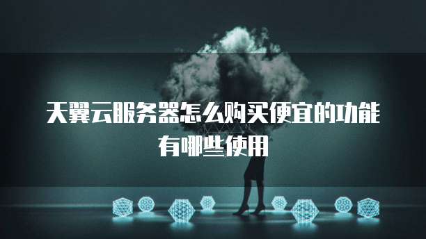 天翼云服务器怎么购买便宜的功能有哪些使用
