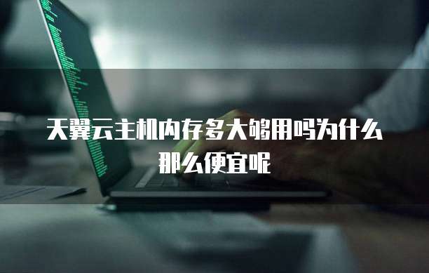 天翼云主机内存多大够用吗为什么那么便宜呢