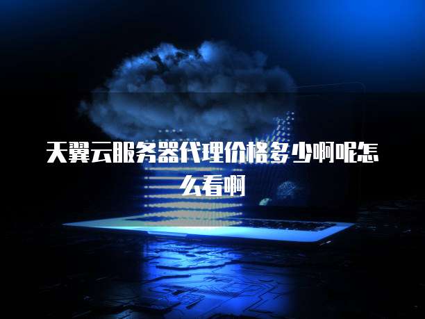 天翼云服务器代理价格多少啊呢怎么看啊