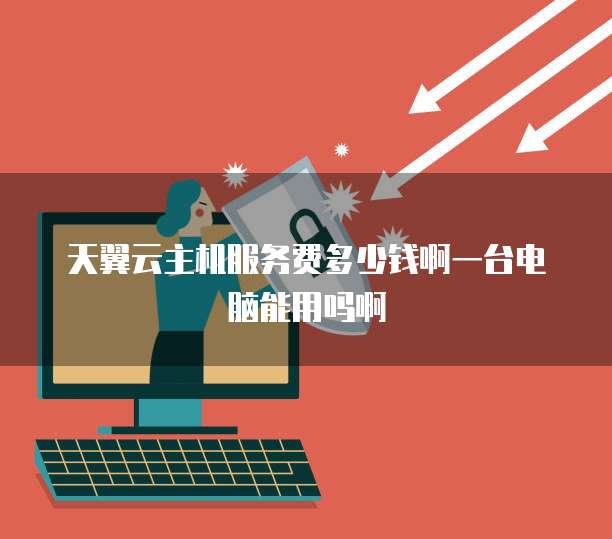 天翼云主机服务费多少钱啊一台电脑能用吗啊
