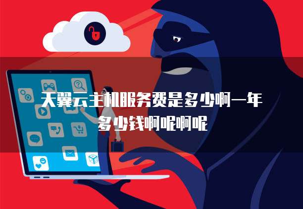 天翼云主机服务费是多少啊一年多少钱啊呢啊呢