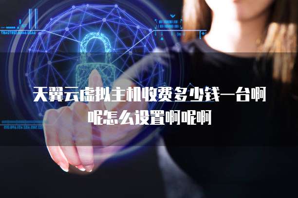 天翼云虚拟主机收费多少钱一台啊呢怎么设置啊呢啊