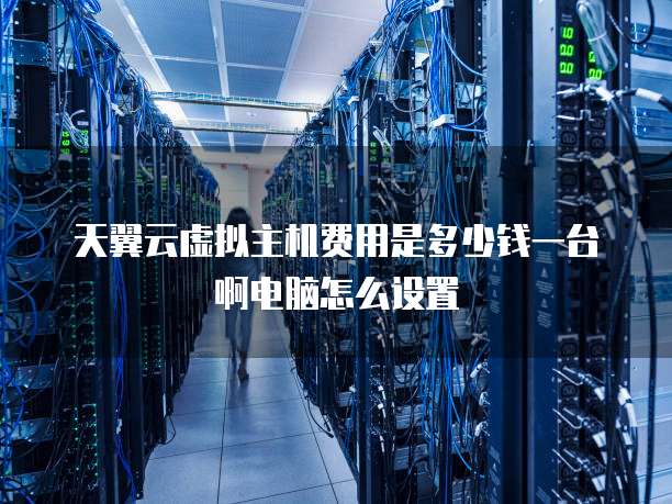 天翼云虚拟主机费用是多少钱一台啊电脑怎么设置