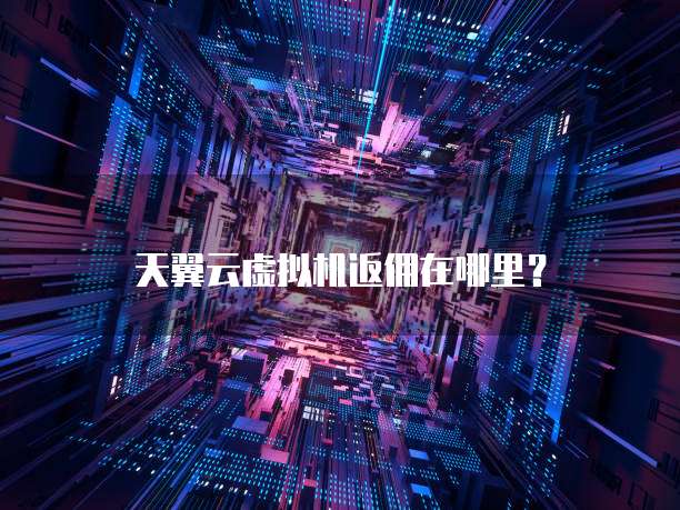 天翼云虚拟机返佣在哪里？