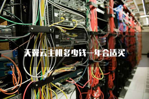 天翼云主机多少钱一年合适买