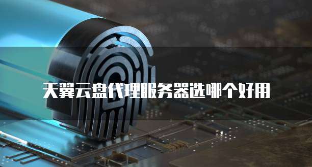 天翼云盘代理服务器选哪个好用