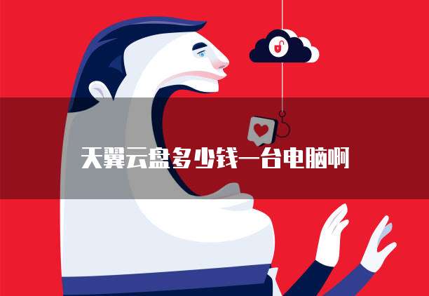 天翼云盘多少钱一台电脑啊