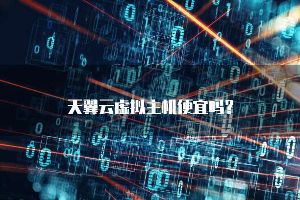 天翼云虚拟主机便宜吗?