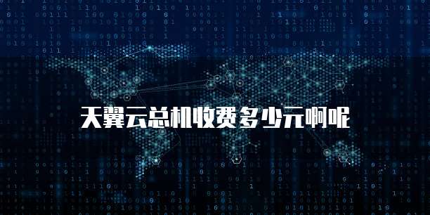天翼云总机收费多少元啊呢